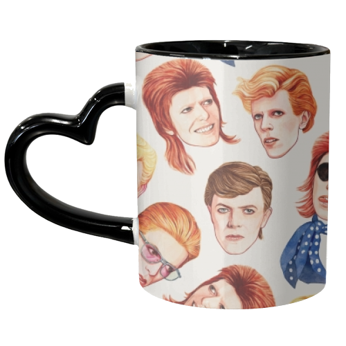 Fabulous Bowie - unique mug by Helen Green