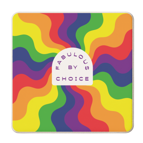 Fabulous by Choice - personalised beer coaster by Tea Filipi