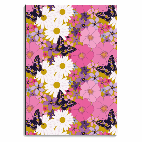 Fabulous Florals - personalised A4, A5, A6 notebook by Luxe and Loco