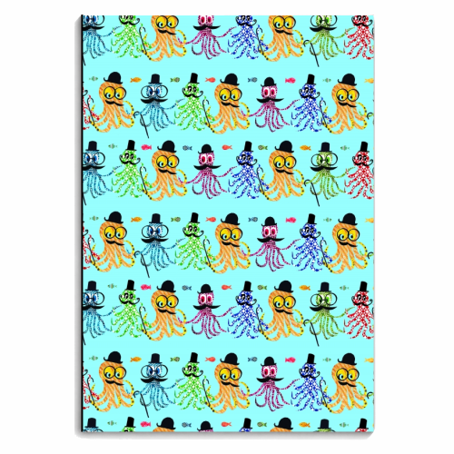 Fabulous Octopus - personalised A4, A5, A6 notebook by Dominic Early