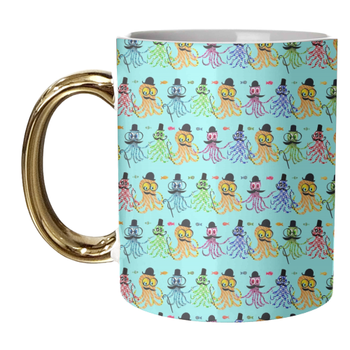 Fabulous Octopus - unique mug by Dominic Early