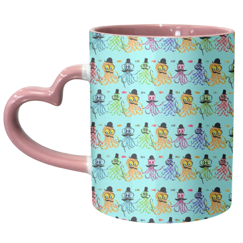 Fabulous Octopus - unique mug by Dominic Early