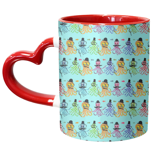 Fabulous Octopus - unique mug by Dominic Early