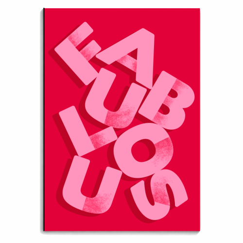 FABULOUS - personalised A4, A5, A6 notebook by Ania Wieclaw