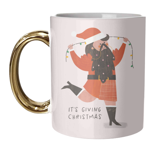 Fabulous Santa Christmas Design - unique mug by AbiGoLucky
