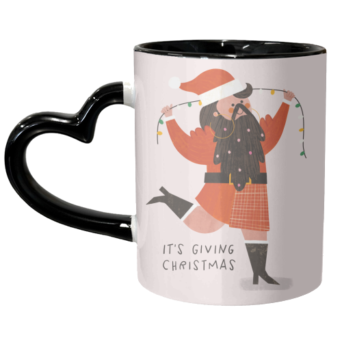 Fabulous Santa Christmas Design - unique mug by AbiGoLucky