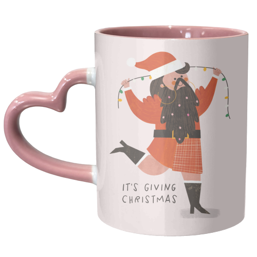Fabulous Santa Christmas Design - unique mug by AbiGoLucky