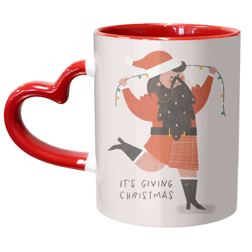Fabulous Santa Christmas Design - unique mug by AbiGoLucky