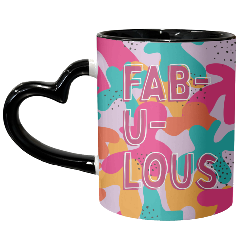 Fabulous - unique mug by Laura Lonsdale