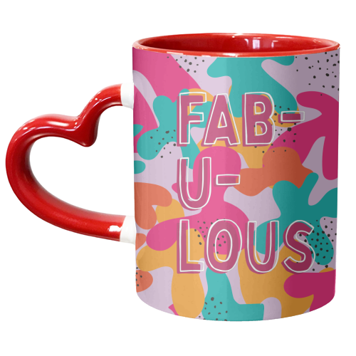 Fabulous - unique mug by Laura Lonsdale