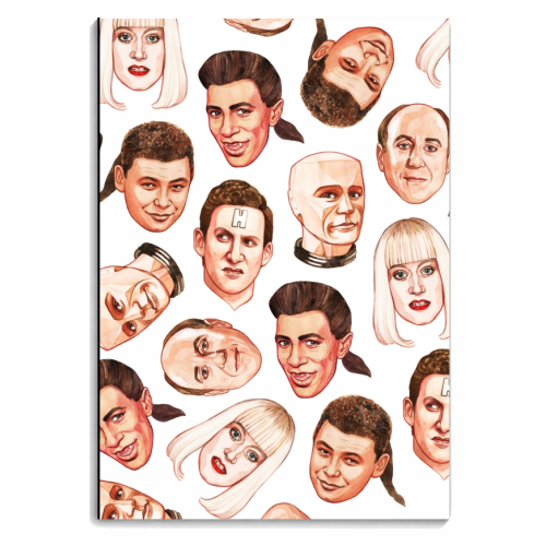 Faces of the Dwarf - personalised A4, A5, A6 notebook by Helen Green