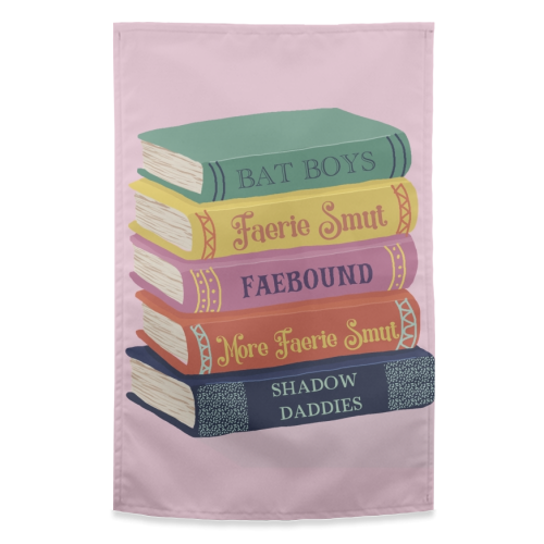 Faerie fantasy book club - funny tea towel by Giddy Kipper