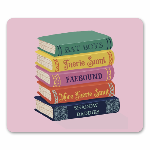 Faerie fantasy book club - mouse mat by Giddy Kipper