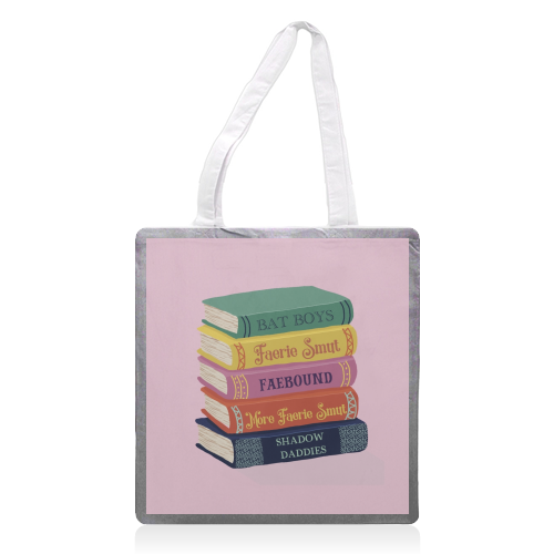 Faerie fantasy book club - printed canvas tote bag by Giddy Kipper