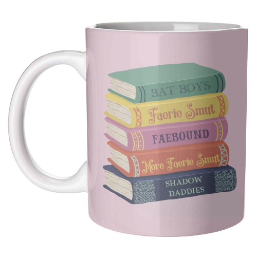 Faerie fantasy book club - unique mug by Giddy Kipper