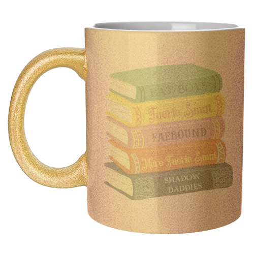 Faerie fantasy book club - unique mug by Giddy Kipper