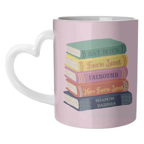 Faerie fantasy book club - unique mug by Giddy Kipper