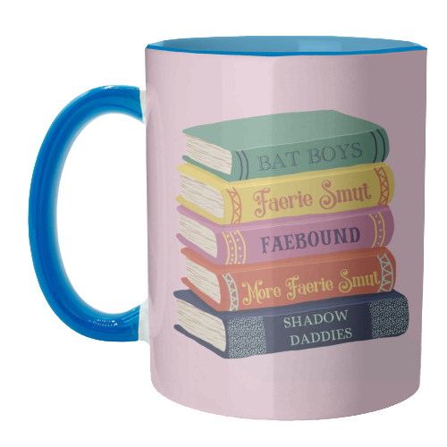 Faerie fantasy book club - unique mug by Giddy Kipper