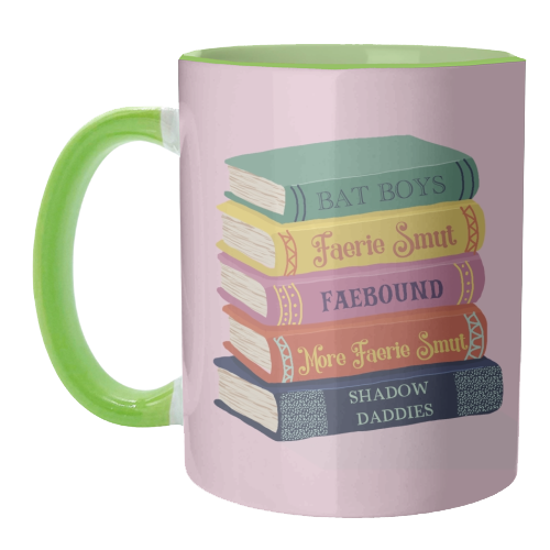 Faerie fantasy book club - unique mug by Giddy Kipper