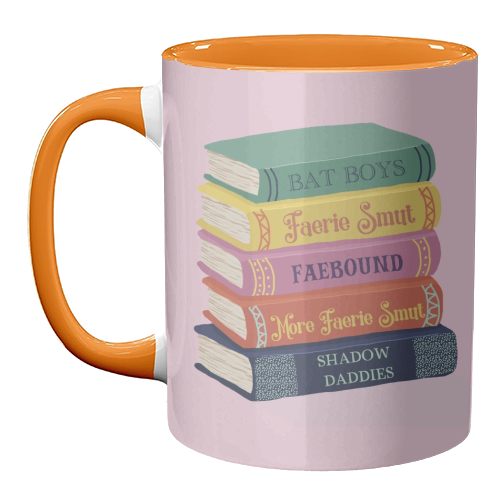 Faerie fantasy book club - unique mug by Giddy Kipper