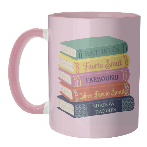 Faerie fantasy book club - unique mug by Giddy Kipper
