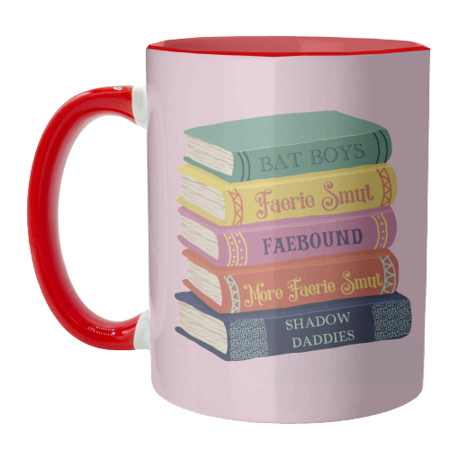 Faerie fantasy book club - unique mug by Giddy Kipper