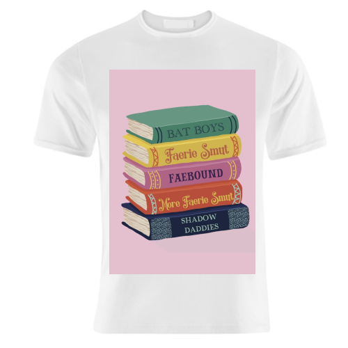 Faerie fantasy book club - unique t shirt by Giddy Kipper