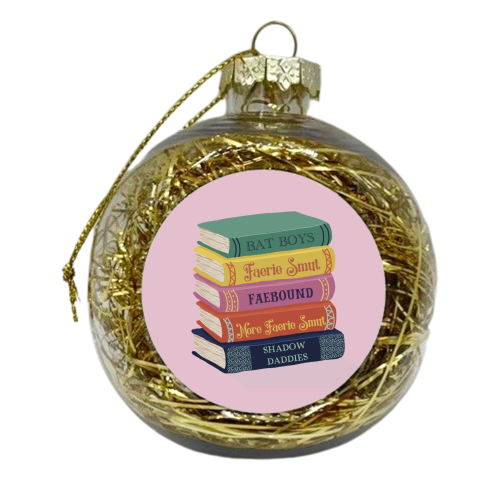 Faerie fantasy book club - xmas bauble by Giddy Kipper