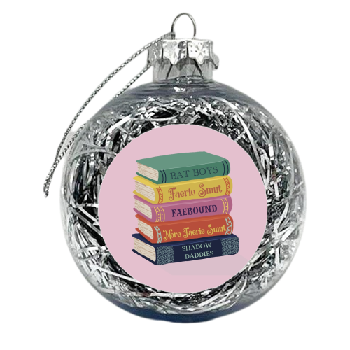 Faerie fantasy book club - xmas bauble by Giddy Kipper