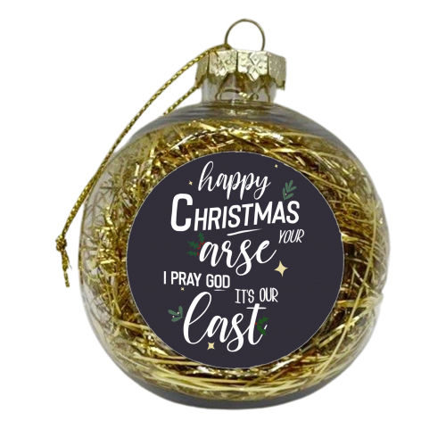 Fairytale of New York - xmas bauble by Pink and Pip