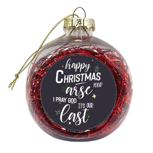Fairytale of New York - xmas bauble by Pink and Pip