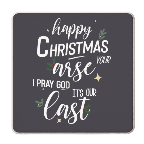 Fairytale of New York - personalised beer coaster by Pink and Pip