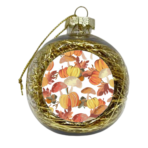 Fall Vibes - xmas bauble by Mukta Lata Barua