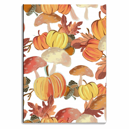 Fall Vibes - personalised A4, A5, A6 notebook by Mukta Lata Barua