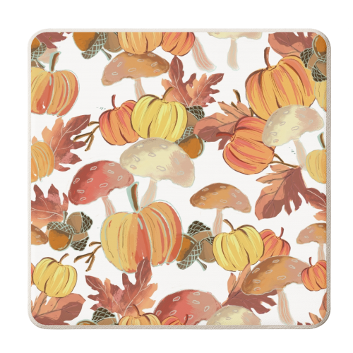 Fall Vibes - personalised beer coaster by Mukta Lata Barua