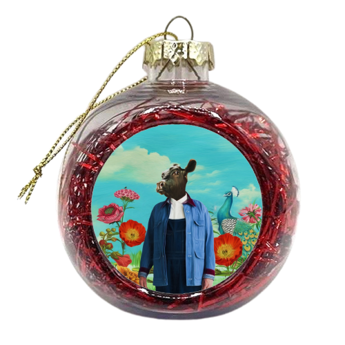 Family Portrait N°5 - xmas bauble by Francesca Miele