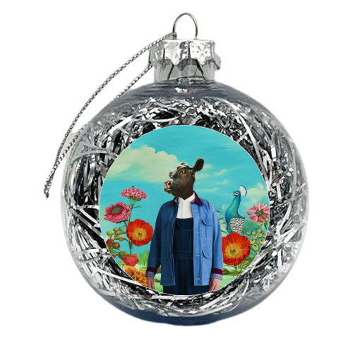 Family Portrait N°5 - xmas bauble by Francesca Miele