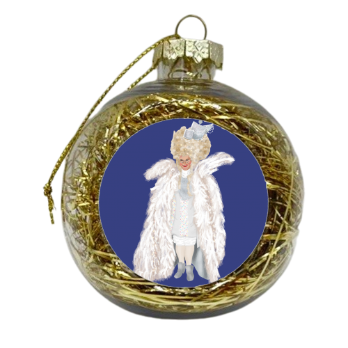 Fancy British Icon - xmas bauble by Sarah Wilkinson