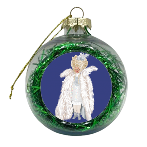 Fancy British Icon - xmas bauble by Sarah Wilkinson