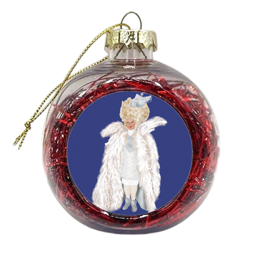 Fancy British Icon - xmas bauble by Sarah Wilkinson