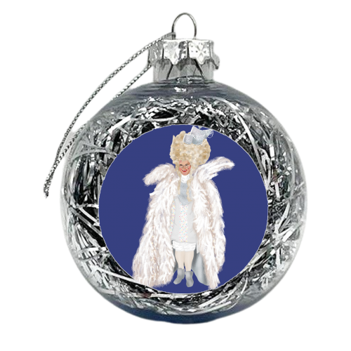 Fancy British Icon - xmas bauble by Sarah Wilkinson
