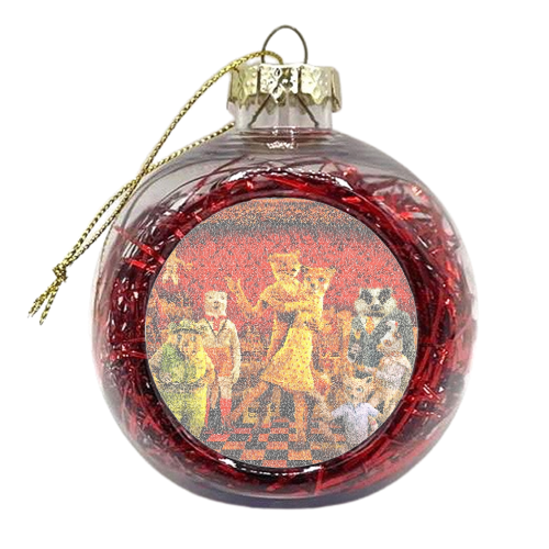Fantastic Mr Fox Screenplay Print - xmas bauble by RoboticEwe