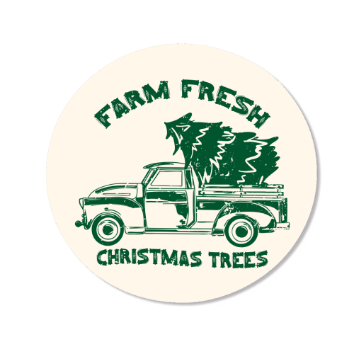 Farm Fresh Christmas Trees Vintage - Magnet by EZbie