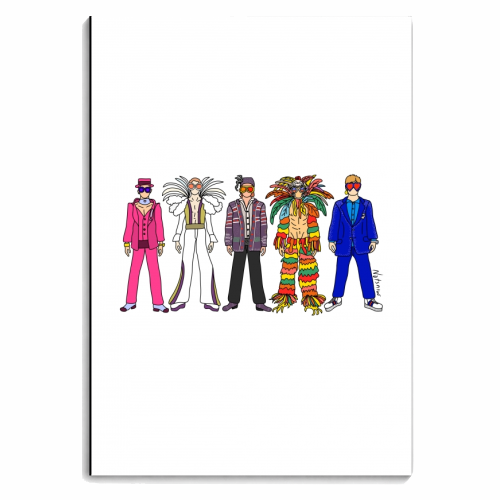 Fashion Costumes - personalised A4, A5, A6 notebook by Notsniw Art