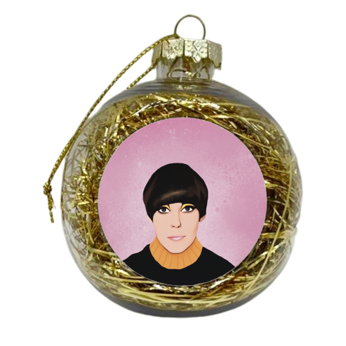 Fashion Icons: Mary - xmas bauble by Giddy Kipper