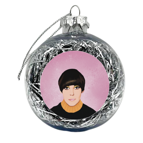 Fashion Icons: Mary - xmas bauble by Giddy Kipper