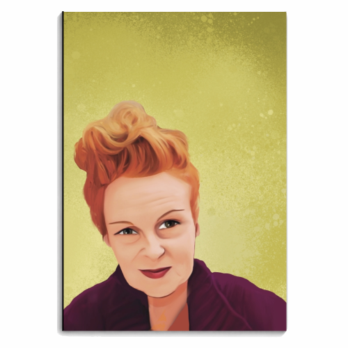 Fashion Icons: Vivienne - personalised A4, A5, A6 notebook by Giddy Kipper