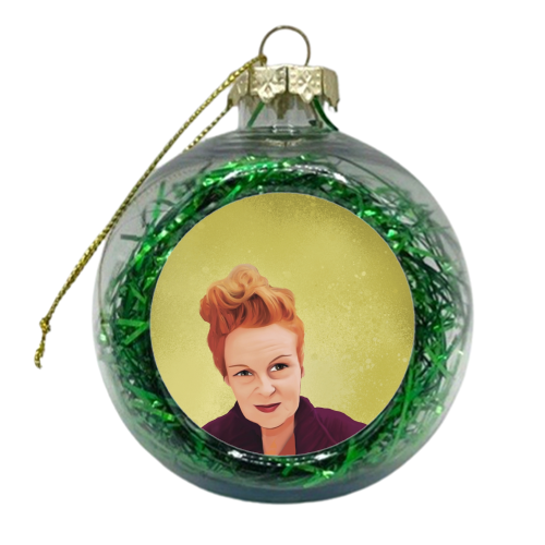 Fashion Icons: Vivienne - xmas bauble by Giddy Kipper