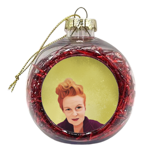 Fashion Icons: Vivienne - xmas bauble by Giddy Kipper