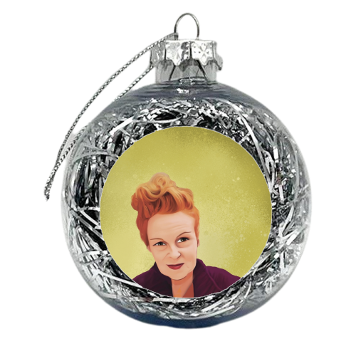 Fashion Icons: Vivienne - xmas bauble by Giddy Kipper